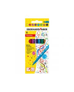 Fiberpenna FABER CASTELL Glitter 8/fp