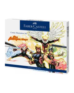 Fiberpenna Pitt Artist Manga Set 15delar