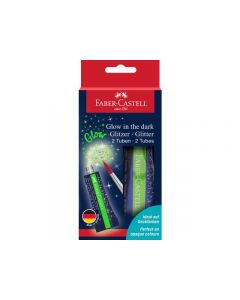 Glitterfärg FABER Glow inthe dark 2x12ml