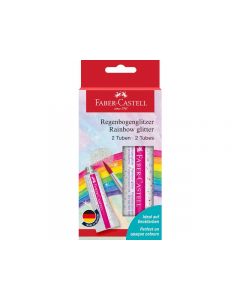 Glitterfärg FABER Rainbow 2 x12 ml
