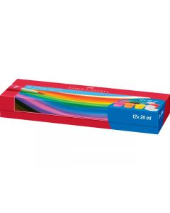 Färg Gouache FABER 20ml x 12 färger