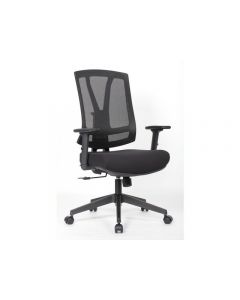 Konstorsstol LYRECO Orion mesh svart