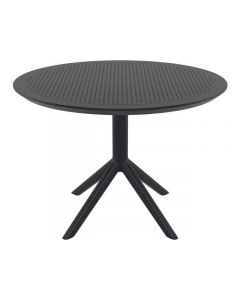 Bord SIESTA Sky runt 105cm svart