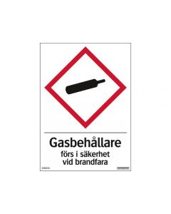 Dekal Gasbehållare 105x148mm