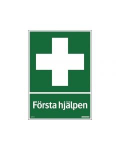 Skylt Första hjälpen 210x297mm