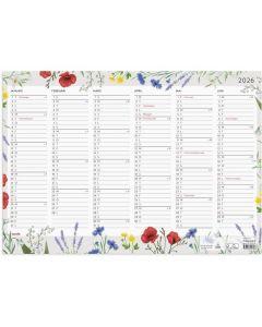 Väggblad Blomster 2026