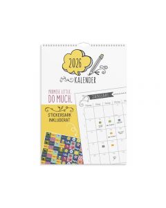 Väggkalender Doodle 2026