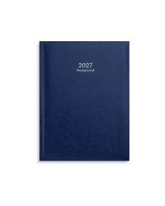 Veckojournal 2027 blå
