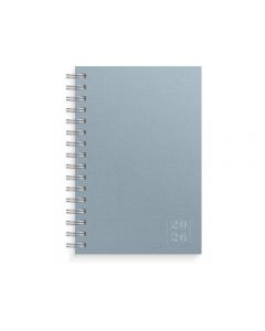 Dagbok Textile 2026 blå