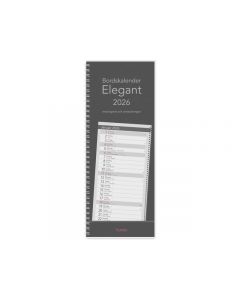 Bordskalender Elegant 2026 spiral