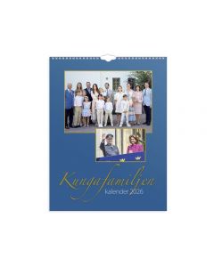 Väggkalender Kungafamiljen 2026