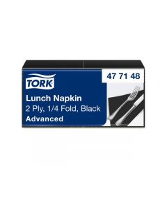 Servett TORK Lunch svart 2-lag 200/fp