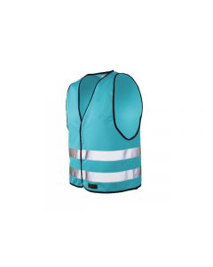 Reflexväst Barn Kardborre XXS Ljusblå