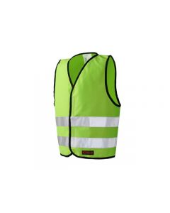 Reflexväst Barn med Kardborre XS grön