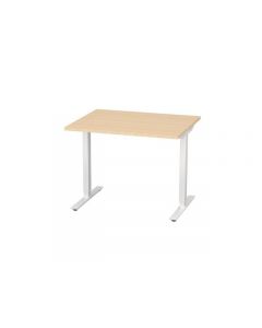 Bord höj/sänk Basic 1000x800 björk/vit