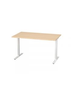 Bord höj/sänk Basic 1400x800 björk/vit