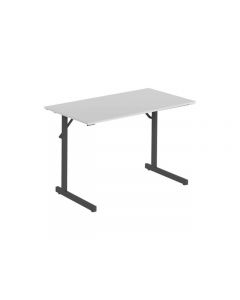 Fällbord 1200x500x715x18 grå/svart