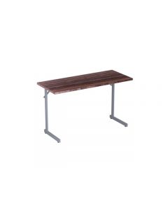 Fällbord 1200x500x715x18 valnöt/silv