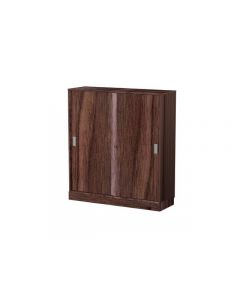 Skjutdörrskåp 3xA4 1200 mm valnöt