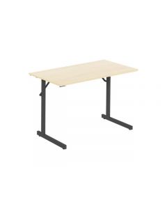 Fällbord 1200x500x715x18 björk/svart