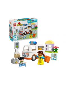 Ambulans och förare DUPLO-LEGO 19 delar
