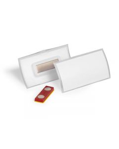 Namnskylt CLICK FOLD rPP 40x75 mm 10/fp