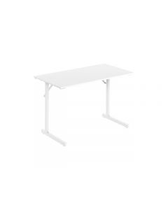 Fällbord 1200x500x715x18 vit/vit