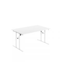 Fällbord 1600x800x730x25 vit/vit