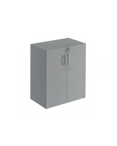 2xA4 hylla med dörrar grå