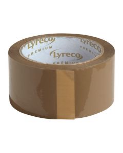 Packtejp LYRECO PP 50mm x 66m brun 6/FP