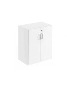 2xA4 hylla med dörrar vit/vit