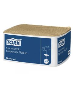 Servett TORK Uni N1 1-lag natur 7200/FP
