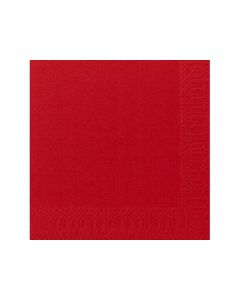 Servett 3-lags 40x40cm röd 125/FP