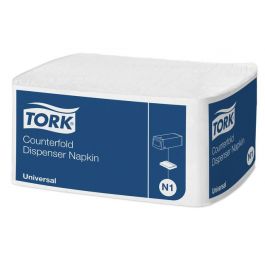 Servett TORK Uni N1 1-lag 33x30cm 7200/FP