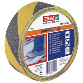 Halkskyddstejp TESA 50mm x 15m svart/gul
