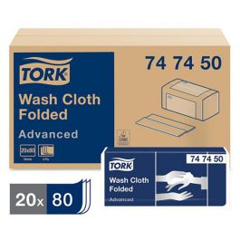 Tvättlapp TORK Advanced 6-lag vit 1600/FP