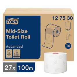 Toalettpapper TORK Advanced T6 2-lag 27rl/FP
