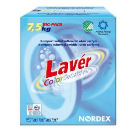 Tvättmedel Lavér Color Sensitive 7,5kg