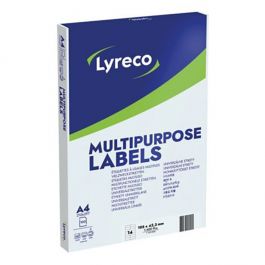 Etikett LYRECO 42,3x105mm 1400/FP