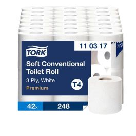 Toalettpapper TORK Premium T4 3-lag 42rl