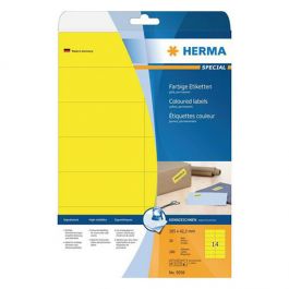 Etikett HERMA 105x42,3mm gul 280/FP
