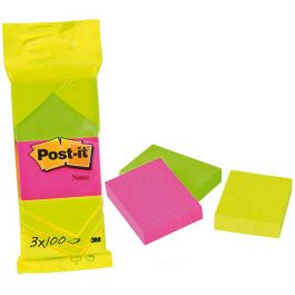 Notes POST-IT 38x51mm neon 3/FP