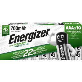 Batteri Laddbar ENERGIZER P-P AAA 10/FP