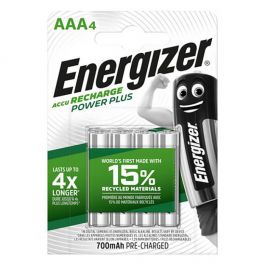 Batteri Laddbar ENERGIZER P-P AAA 4/FP