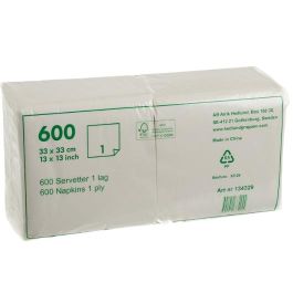 Servett DUNI 1lags 33x33cm Finess 600/FP