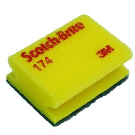 Rengöringssvamp SCOTCHBRITE 7x9,5cm grön
