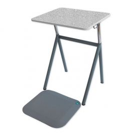 StandUp Elevbord+matta Hög.laminat grå