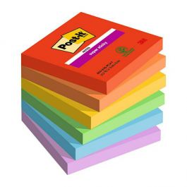 Notes POST-IT SS Playful 76x76mm 6/FP