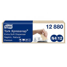 Servett TORK Pre N4 2-lag natur 1000/FP