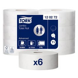 Toalettpapper TORK Advanced T1 2-lag 360m 6rl/FP